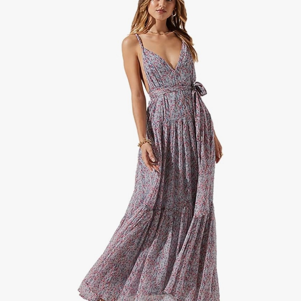 ASTR the Label floral dress “Eartha Dress” XS